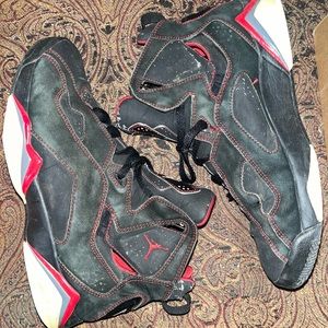 Jordan 7 black and red